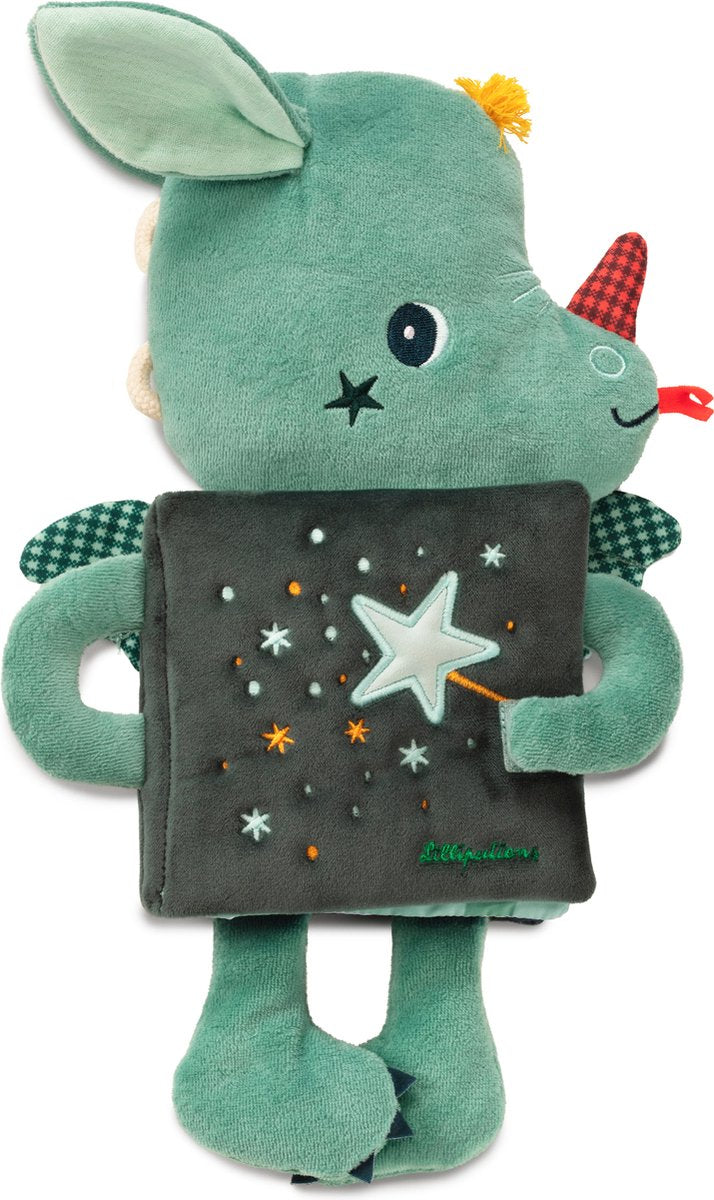 Lilliputiens - libro de peluches - joe el dragón