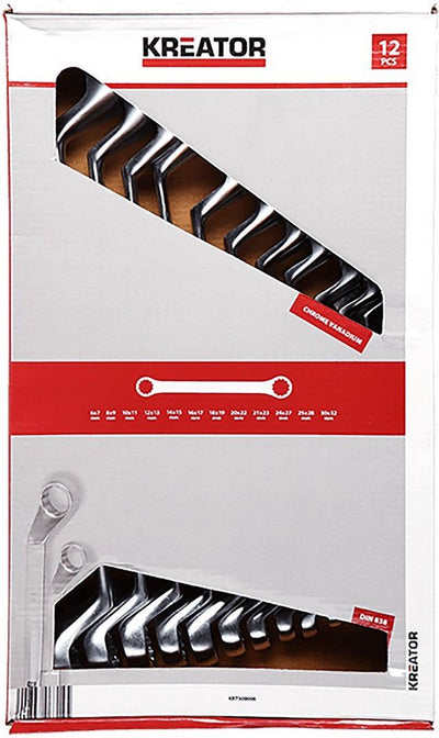 Set chiavi ad anello Kreator krt500006 - 6-32 mm - 12 pezzi