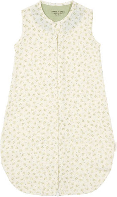 Sacco nanna estivo Little Dutch idrofilo 90 cm - verde - misura 90 cm - essenziali - foglie di mirtillo