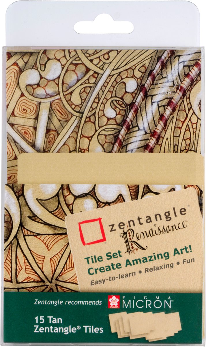 Set di piastrelle rinascimentali Sakura zentangle