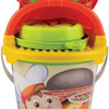 Make androni bucket set sand pizzas
