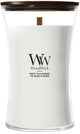 Vela perfumada grande Woodwick Hourglass - té blanco jazmín - 130 horas de combustión