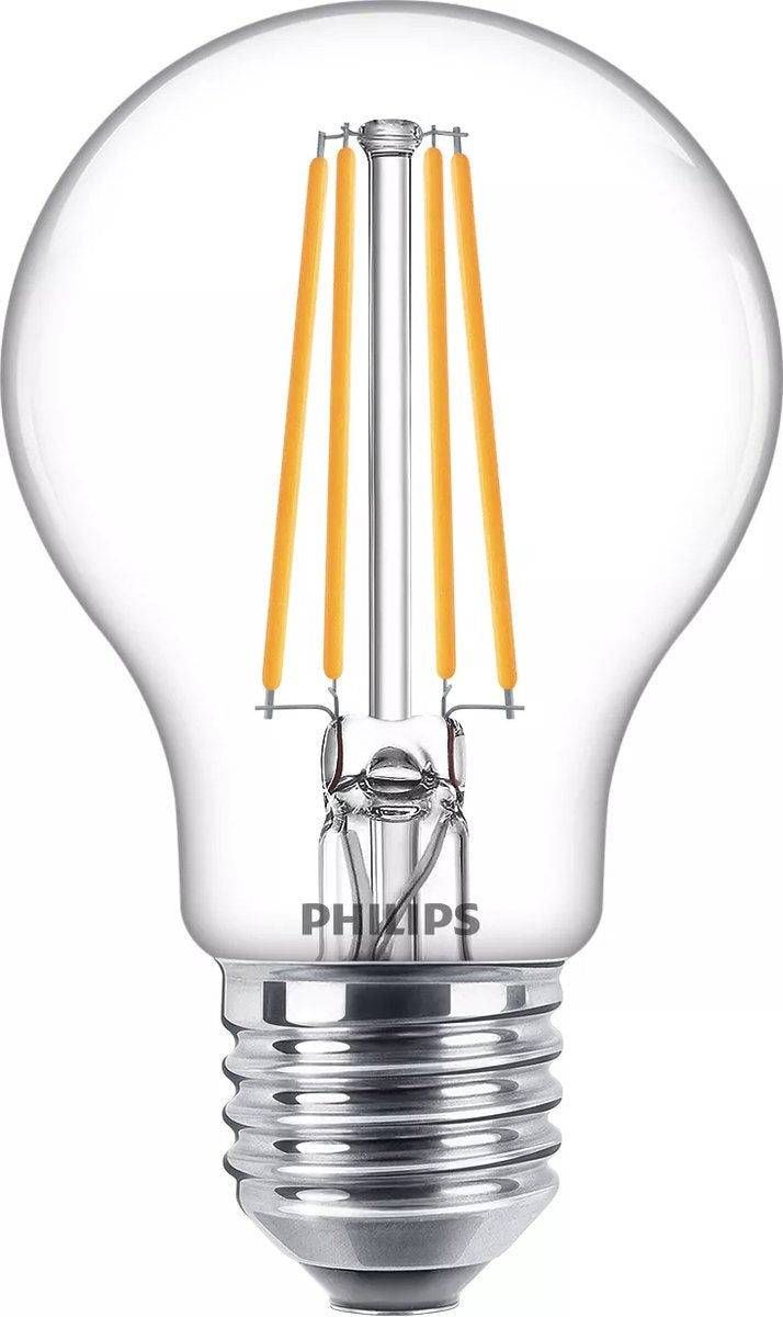 Lampada LED Philips trasparente - 60 w - E27 - luce bianca fredda - 6 pezzi