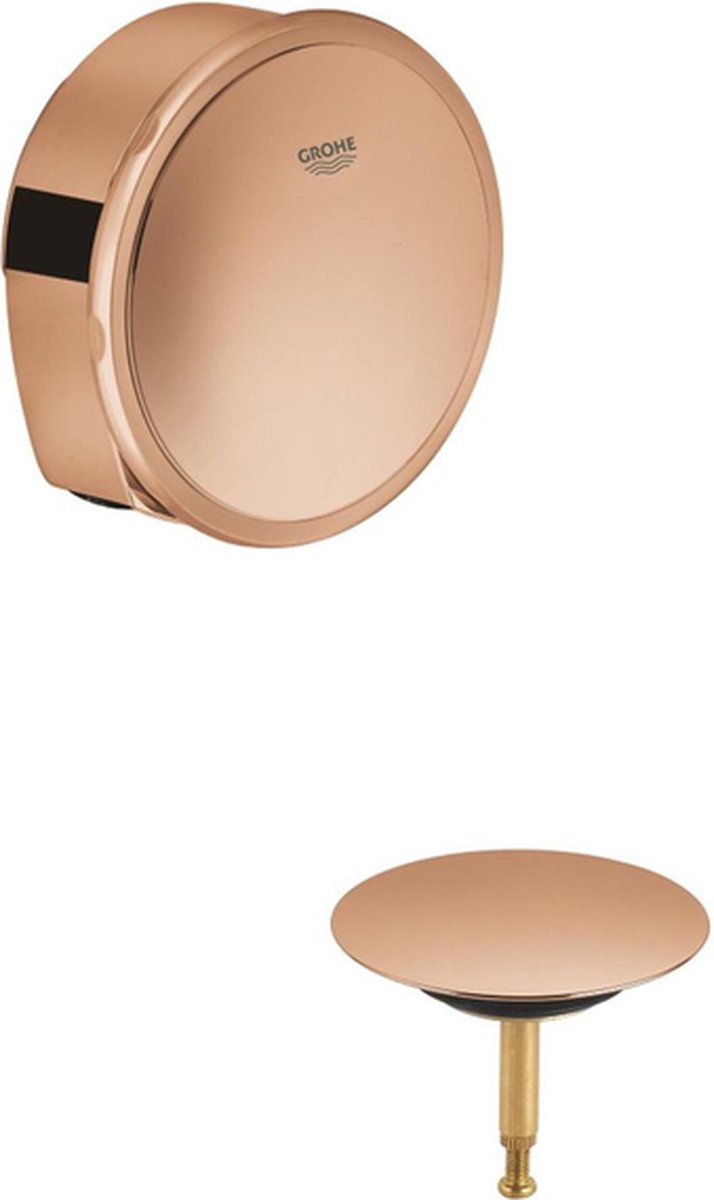 Grohe talentofill afbouwdeel voor badafvoer - overloop- en vulcombinatie t.b.v. 28991 en 28990 warm sunset (brons) 19952da0