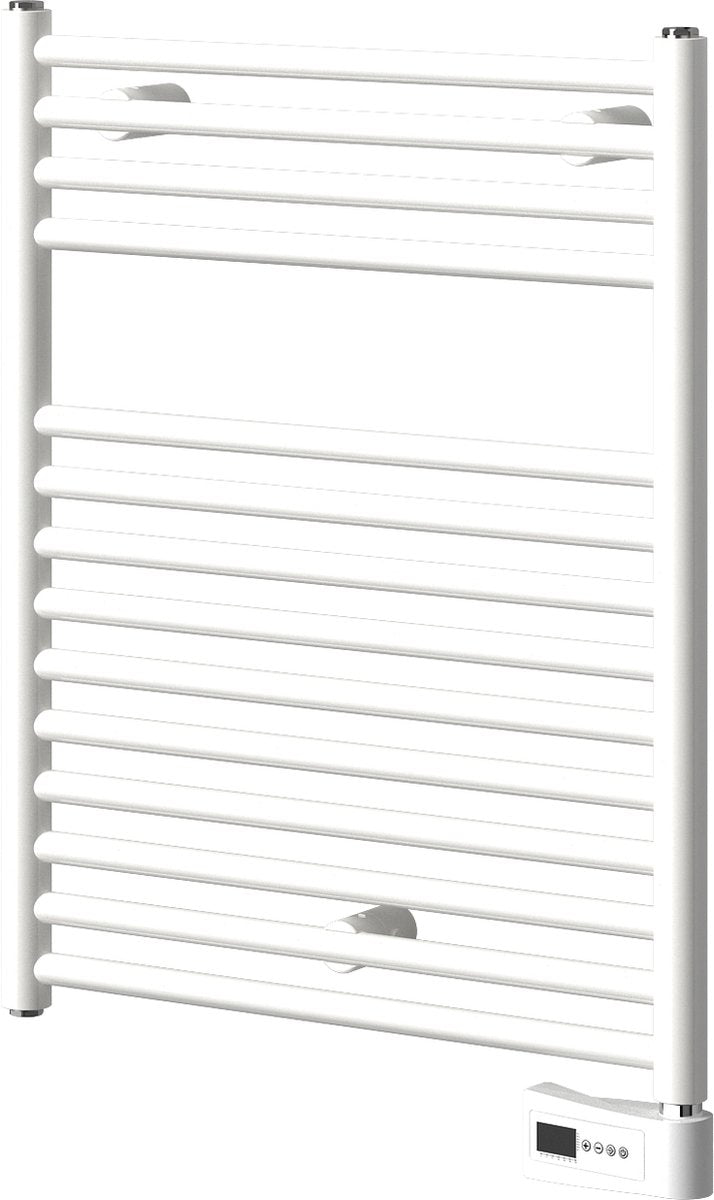 Plieger vulcano-el fischio designradiator – handdoekradiator – 68.8 cm x 55 cm - 300 watt – wit