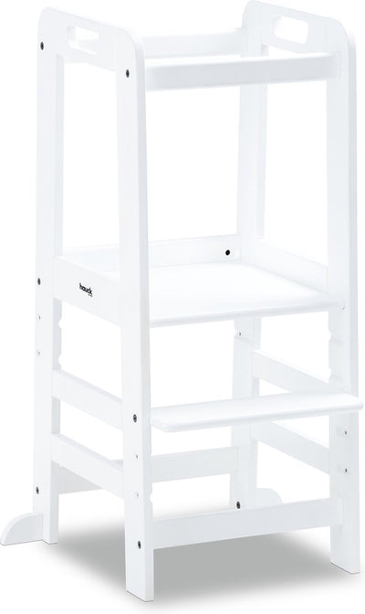 Hauck learn n explore - leertoren - opstapje - fsc® mix gecertificeerd beukenhout - white