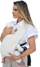 Deryan nova draagzak - baby draagzak - ergonomische buikdrager - cream