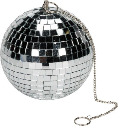 Kotronic party fun spiegelbol 20 cm groot aan ketting te hangen