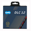 KMC Bicycle Chain DLC 12 126 Schakels - Rosso Nero - 272G