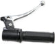 Domino gasdraaigreep armatuur piaggio style throttle grips alu sw 1-pull, brake leve