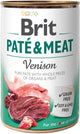 Brit paté de carne enlatado 400 g - comida para perros - ciervo