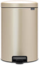 Brabantia newicon prullenbak - 20 liter - metallic gold