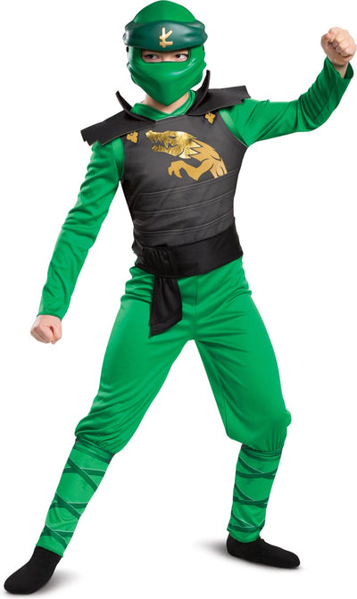 Disfraz lego - ninjago, lloyd Legacy jumpsuit classic, talla m (7-8 años), niños