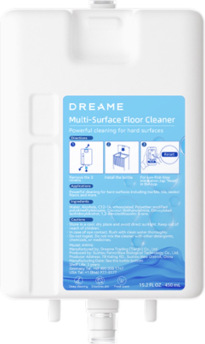 Detergente per pavimenti multisuperficie Dreame - potente detergente - adatto per l20 ultra - 450 ml