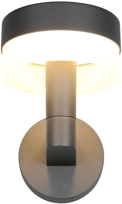 Trio mackenzie - lámpara de pared - antracita - incl. 1x SMD 8 W - montaje en pared - no apto para regulador externo - no regulable - iluminación exterior - IP54