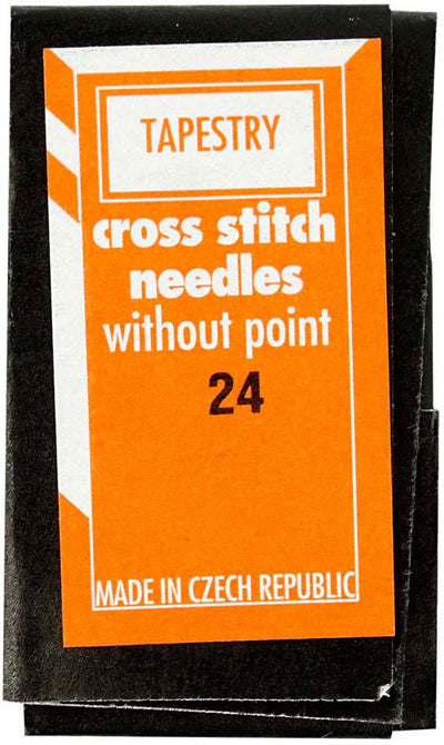 Aghi da ricamo Creativ Company, lunghezza della cruna: 6 mm, misura 24, l: 36 mm, senza punta, 25 pezzi 1 scatola