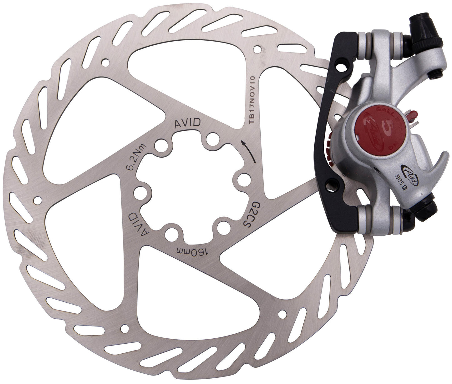 Avid schijfrem ball bearing 5 road disc br. bb7 road 160 mm