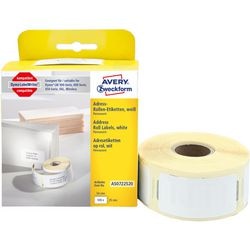 Etichette per indirizzi Avery Zweckform AS0722520 bianco permanente
