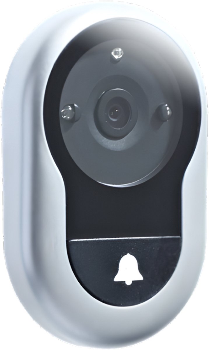 Yale - visor de puerta digital ddv 4500 - plateado - grabación al tocar el timbre