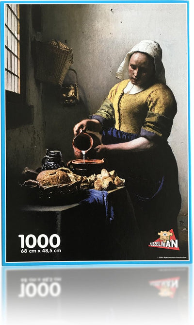 Rompecabezas del Rijksmuseum la lechera - johannes vermeer (rompecabezas de 1000 piezas)