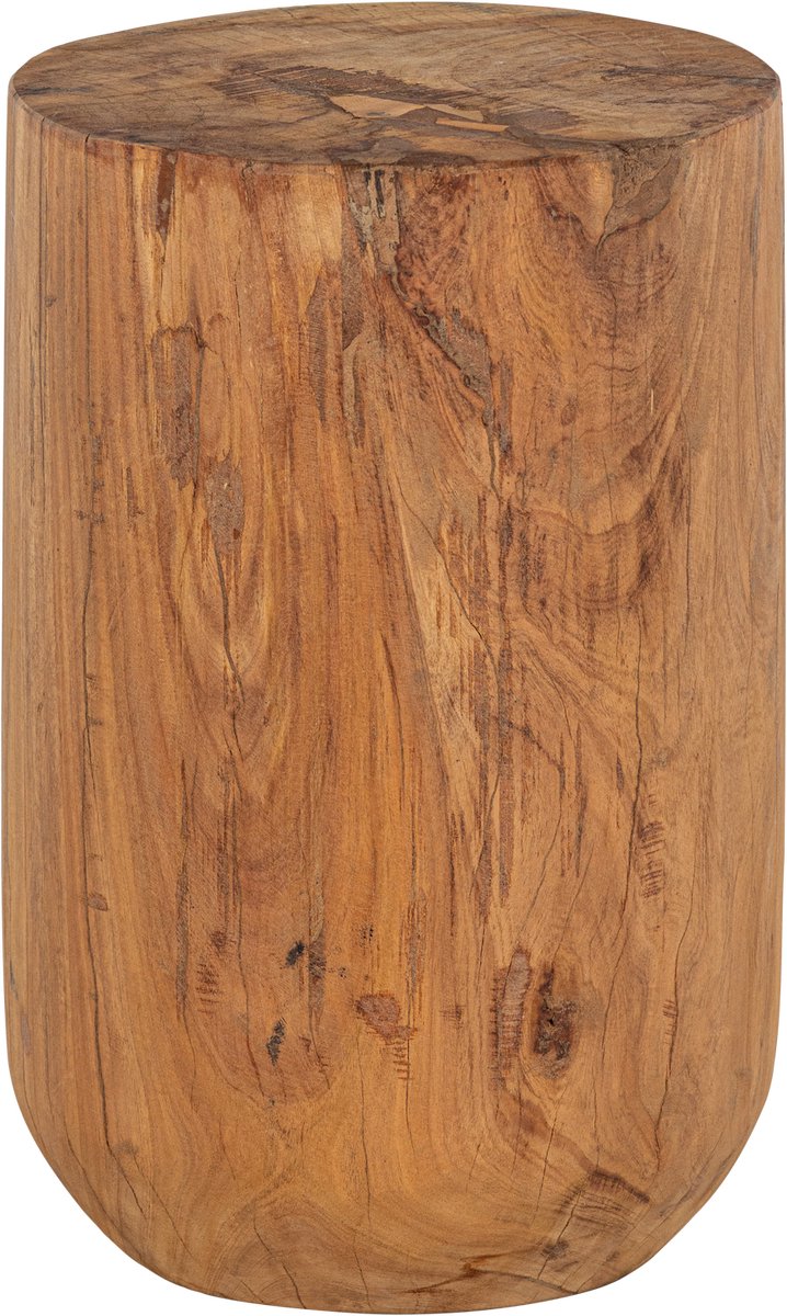 Mesa auxiliar Woood viri - madera - natural - 40x35x35