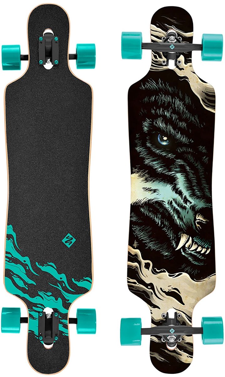 Streetsurf street surf - longboard freeride 39 wolf - 99 cm