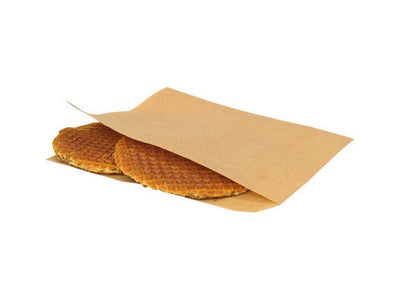 Borsa per griglia Shawarma 15 x 15 cm marrone kraft (2000 pezzi)