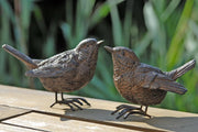 Boltze home figurine bird spatz h6cm polyresin - afbeelding 2