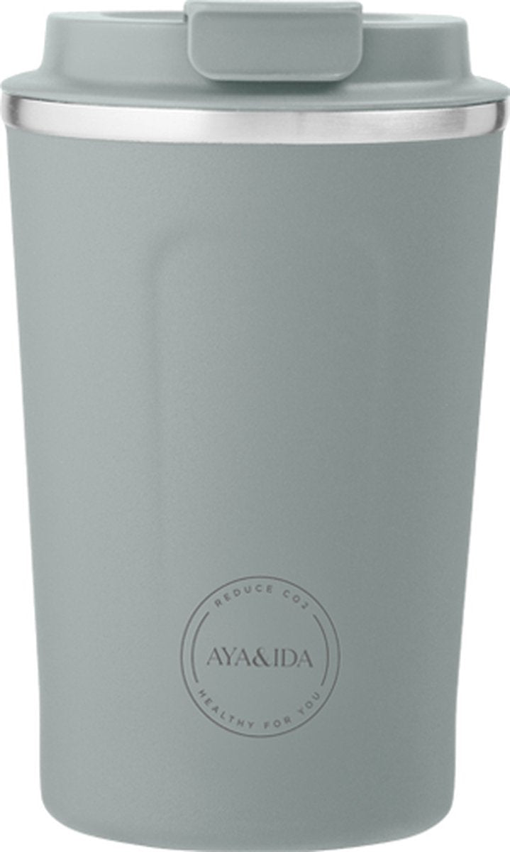 Aya ida aya ida - cup2go - tazza thermos - tazza di caffè - caffè da asporto - tazza da viaggio - porta con te - 380ml - verde menta