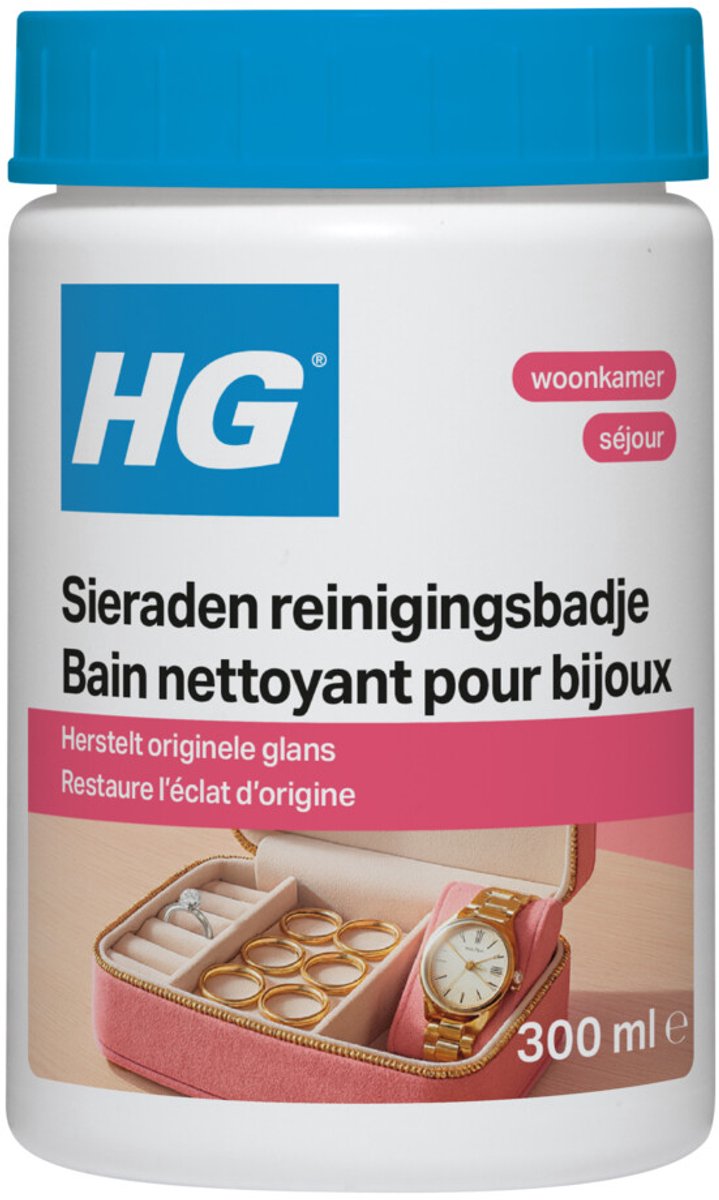 Bagno per la pulizia dei gioielli Hg | 2 pezzi