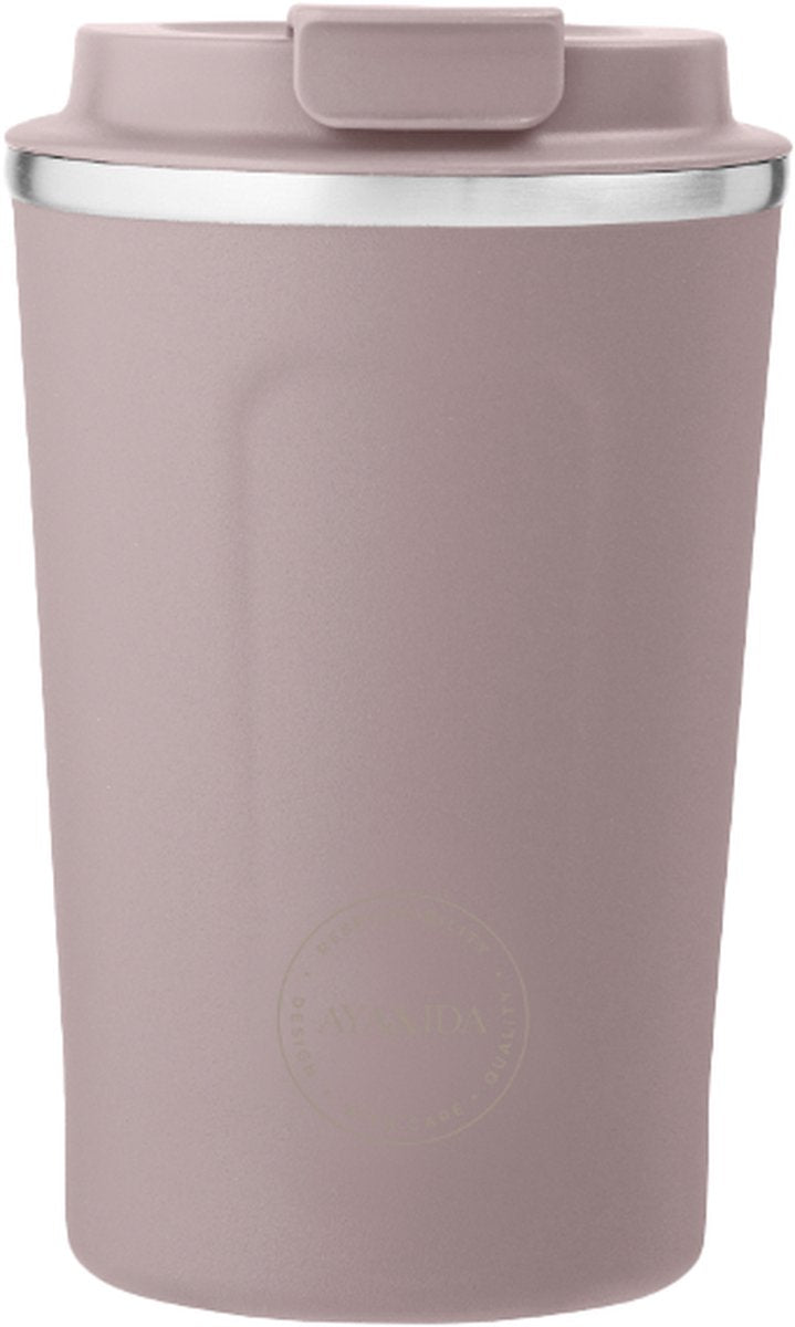 Aya ida aya ida - cup2go - tazza thermos - tazza da caffè - caffè da asporto - tazza da viaggio - da portare con te - 380ml - rosa antico