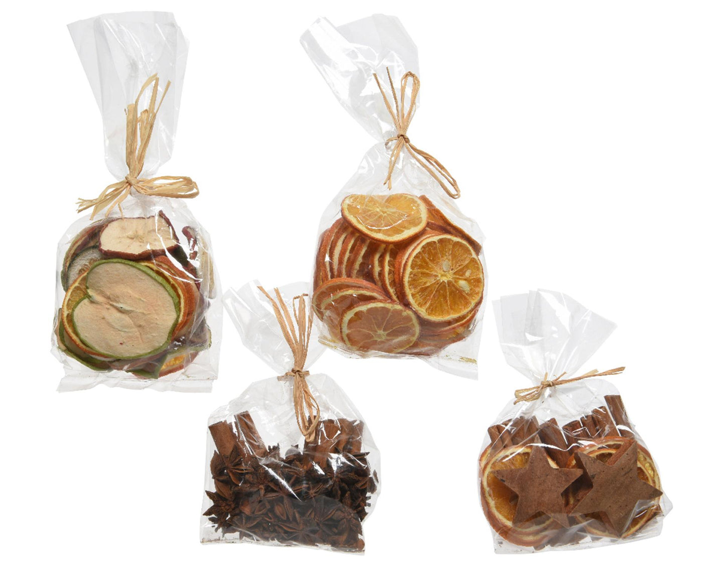 Set decorazione Decoris arancio cannella naturale
