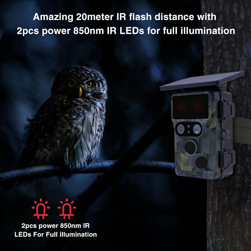Siginado Gear Nightjar Dualc-Cam Solar 4K WiFi Wild Camera