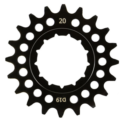 KMC Gear Rohloff Wide 20t trasero negro