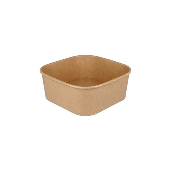 Square meal container cardboard (1.2 liters)