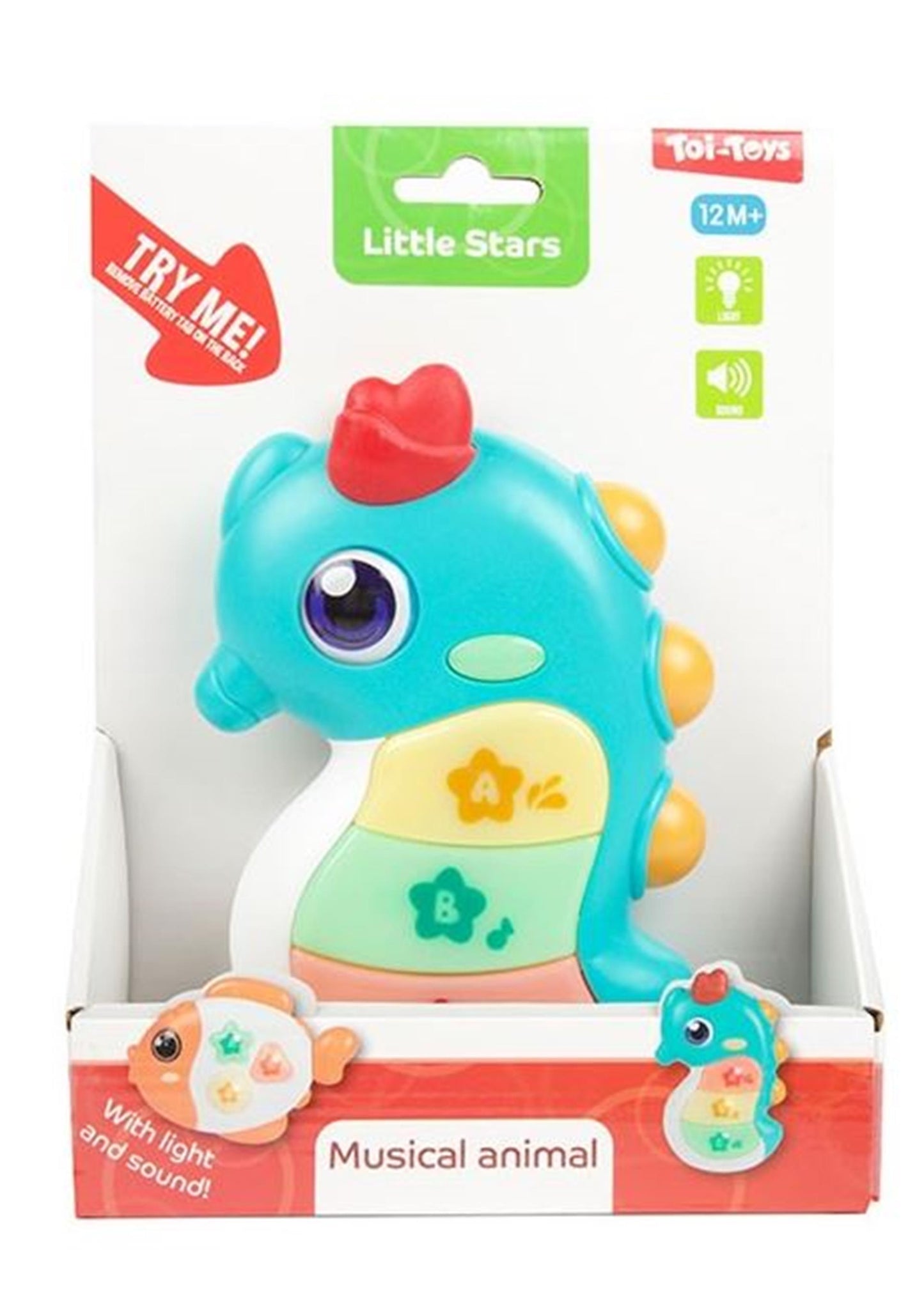Toi-toys estrellitas bebé animal musical con l+g