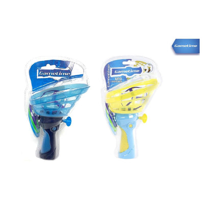 Gametime Lanzador OVNI 19cm con 4 discos