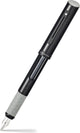 Penna calligrafica Sheaffer - nera e grigia - pennino f - colore scrittura nero - sf-93400
