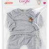 Corolle gray doll jogging suit little explorer - 42cm