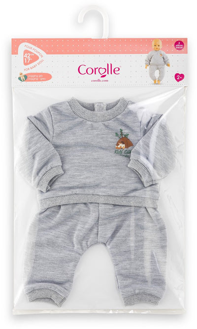 Corolle gray doll jogging suit little explorer - 42cm