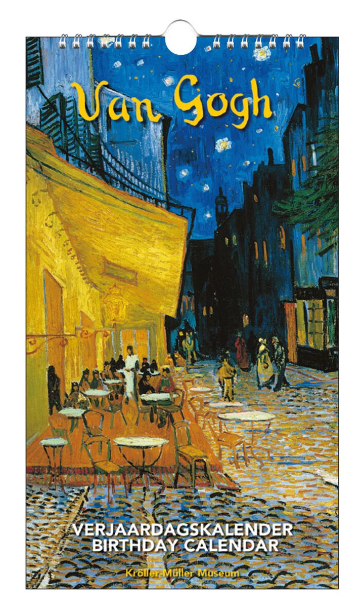 Calendario de cumpleaños de la editorial Bekking Blitz Museo van gogh kröller-muller