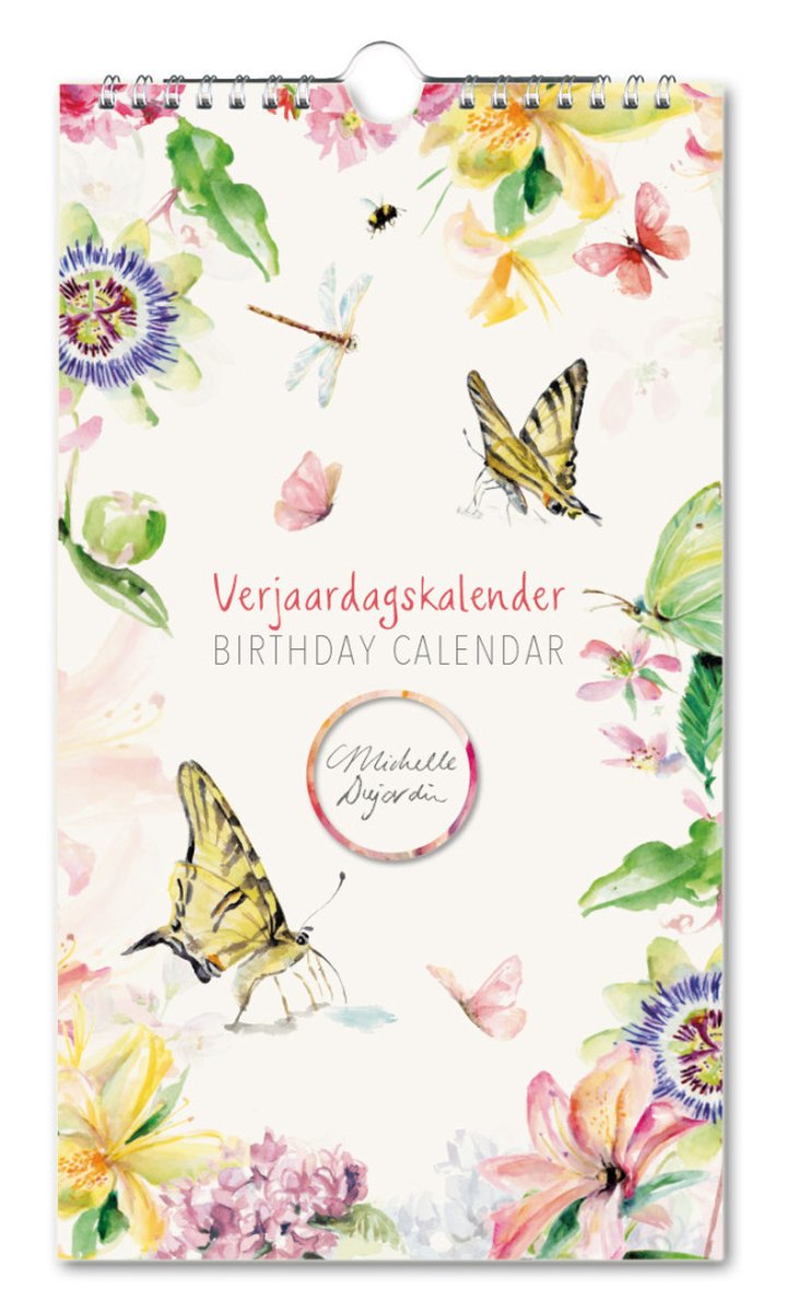 Bekking blitz – verjaardagskalender – kunstkalender – vlinders – bloemen - butterfly blossoms - michelle dujardin