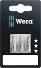Wera 840 1 z set sb sis punta hexagonal 2,0 mm, 2,5 mm, 3 mm acero para herramientas aleado, resistente d 6,3 3 pieza(s)