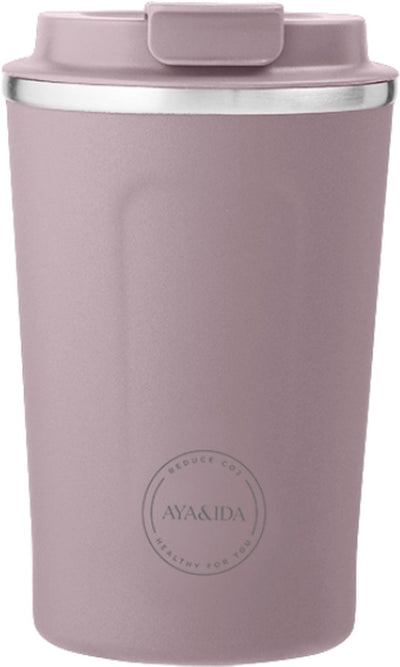 Aya ida aya ida - cup2go - thermosbeker- koffiebeker - coffee to go - reisbeker - meenemen - 380ml - lavender