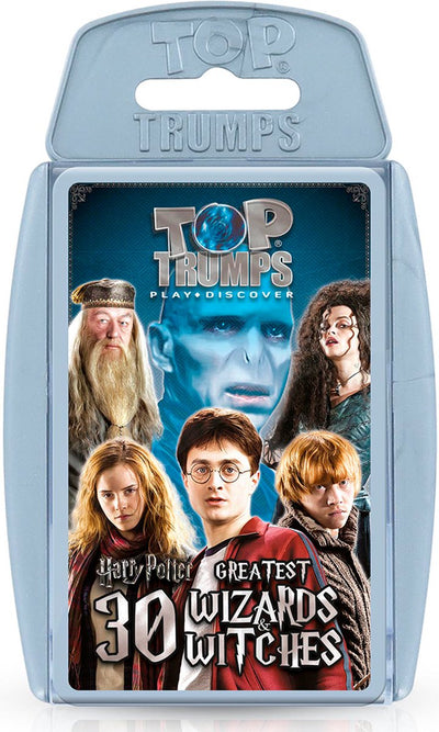 Movimientos ganadores harry potter - juego de cartas - las 30 mejores brujas y magos son los mejores triunfos - inglés