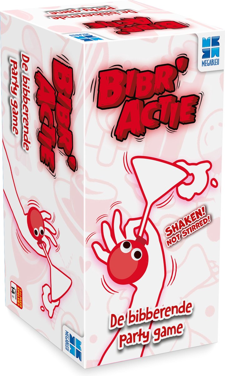 Megableu bibr'actie - esilarante gioco di società con sfide da brivido - gioco d'azione per famiglia e amici - 2-6 giocatori - da 14 anni