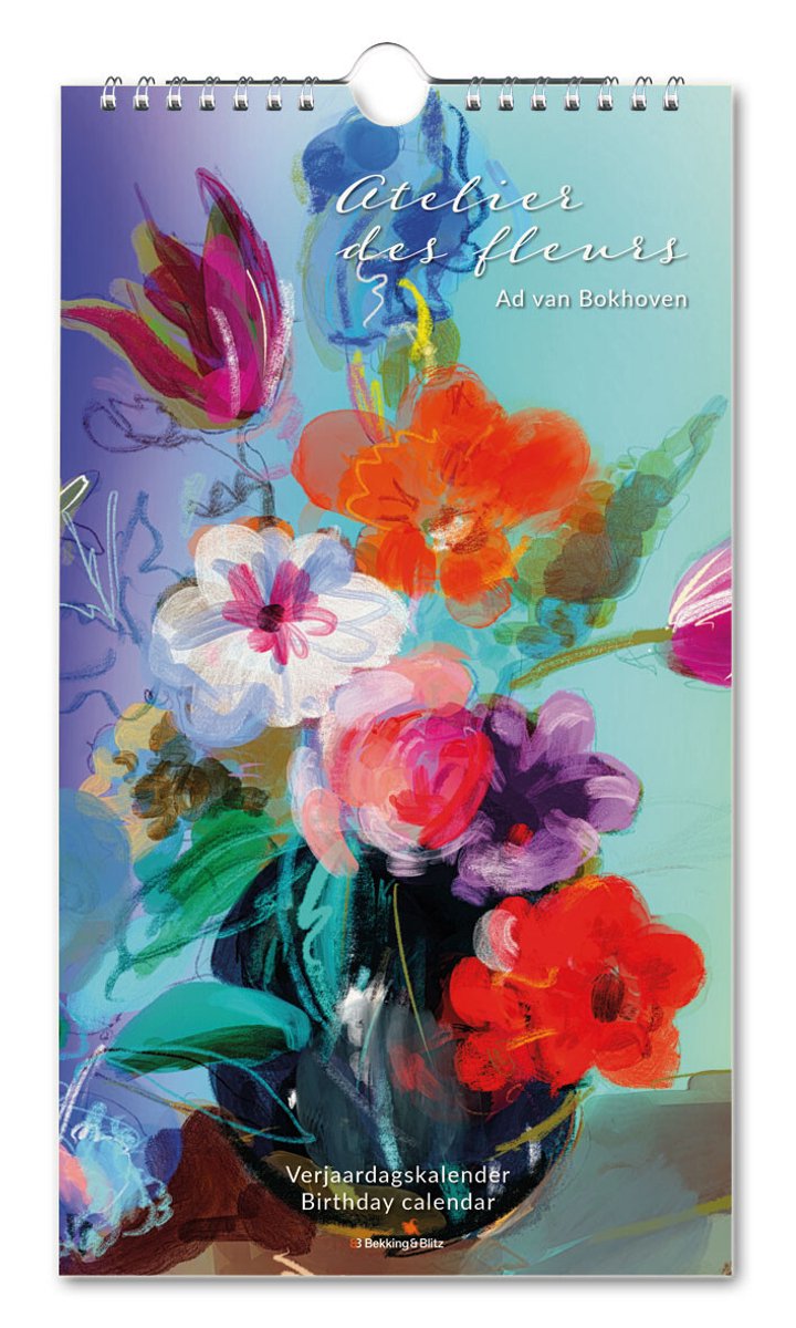 Bekking blitz ateliers des fleuris verjaardagskalender ad van bokhoven