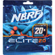 Nerf Elite 2.0 dardos 20 piezas