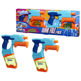 Nerf Super Soaker Dunk Fill, confezione da 2
