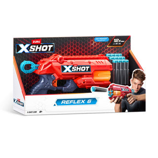 Zuru X-shot Reflex 6 Blaster con 12 freccette